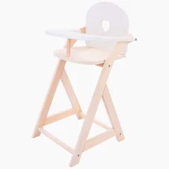 Poppenstoel Grijs/Wit