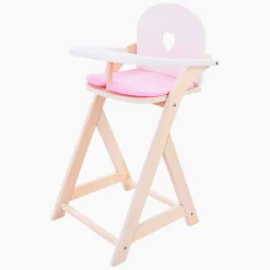 Poppenstoel Roze/Wit