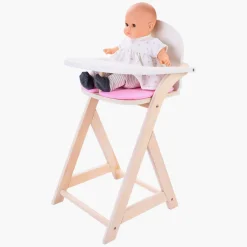 Poppenstoel Roze/Wit