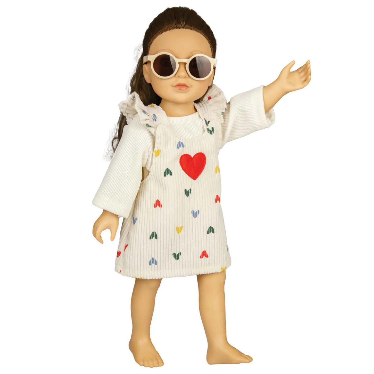 Poppenzonnebril Beige