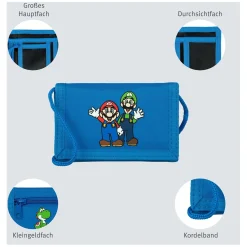 Portemonee Super Mario Blauw