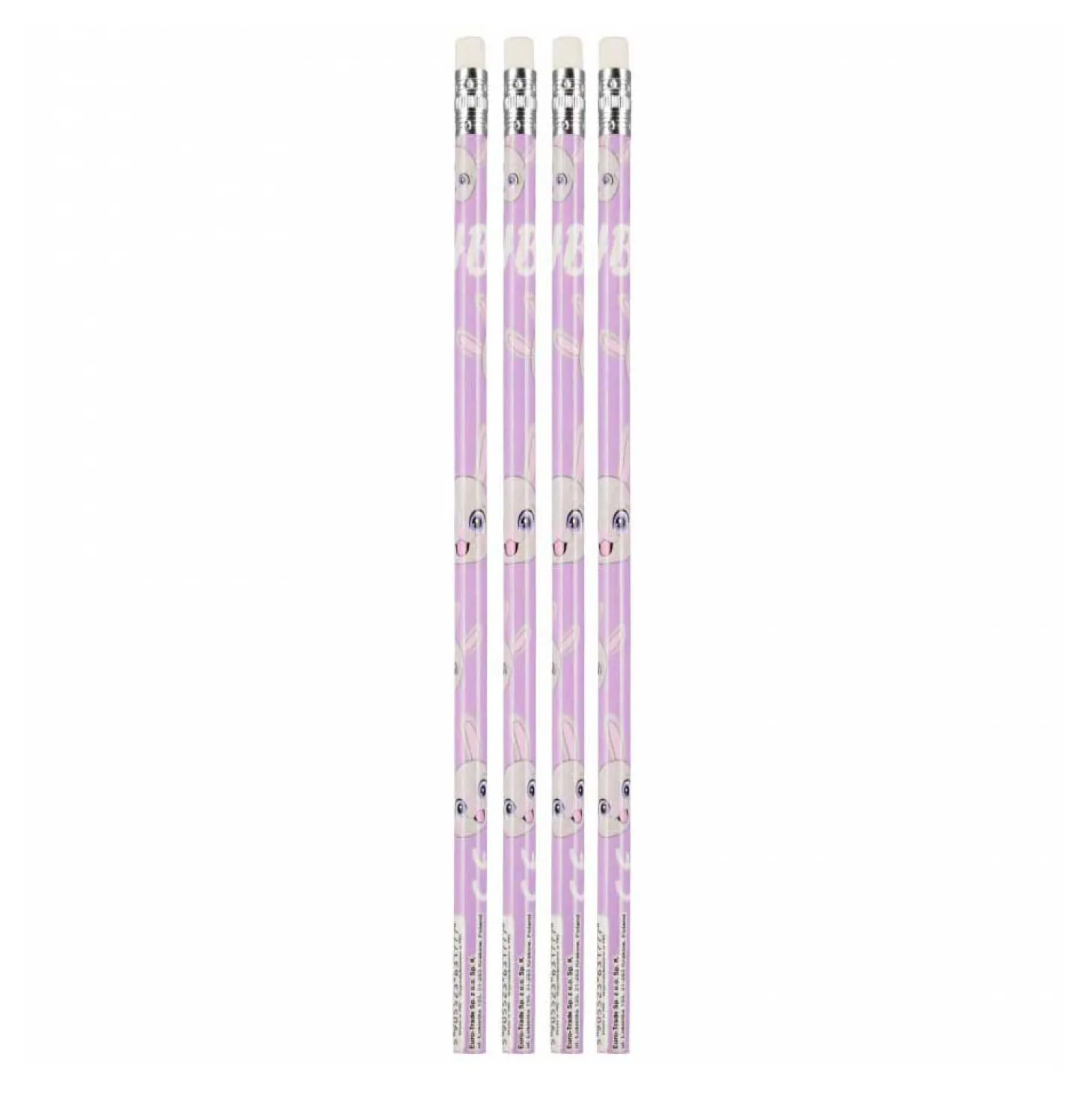 Potloden met Gum Konijn, 48st