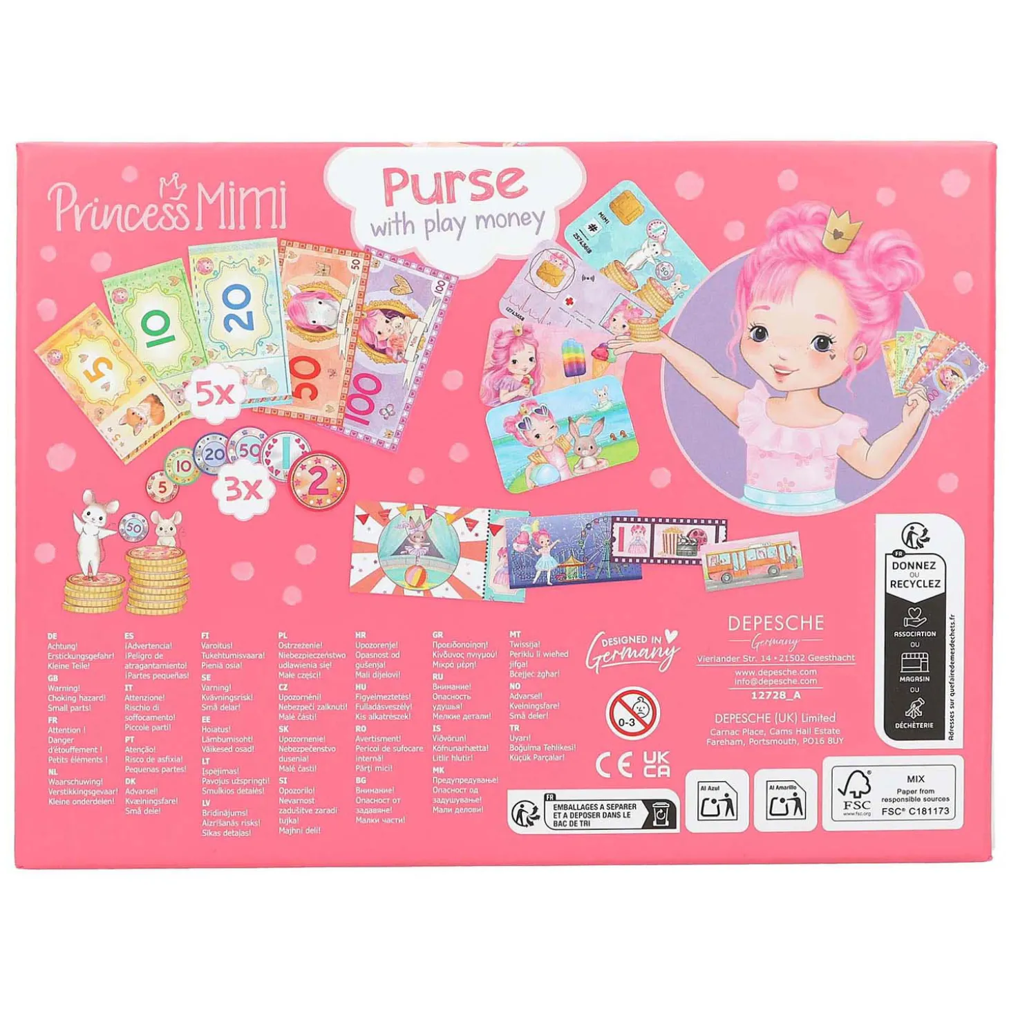 Princess Mimi Portemonnee en Speelgeld
