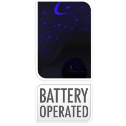 Projectie Sterrenlamp, 16x16x12,5cm