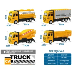 Pull Back Truck Geel