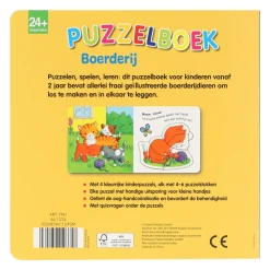 Puzzelboek Boerderij - 4 Puzzels