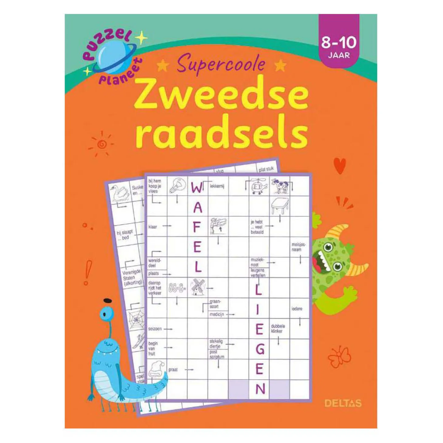 Puzzelplaneet - Supercoole Zweedse Raadsels 8-10 jaar