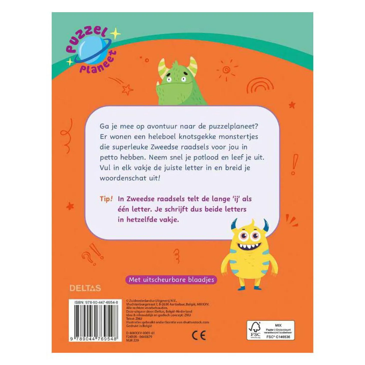 Puzzelplaneet - Supercoole Zweedse Raadsels 8-10 jaar