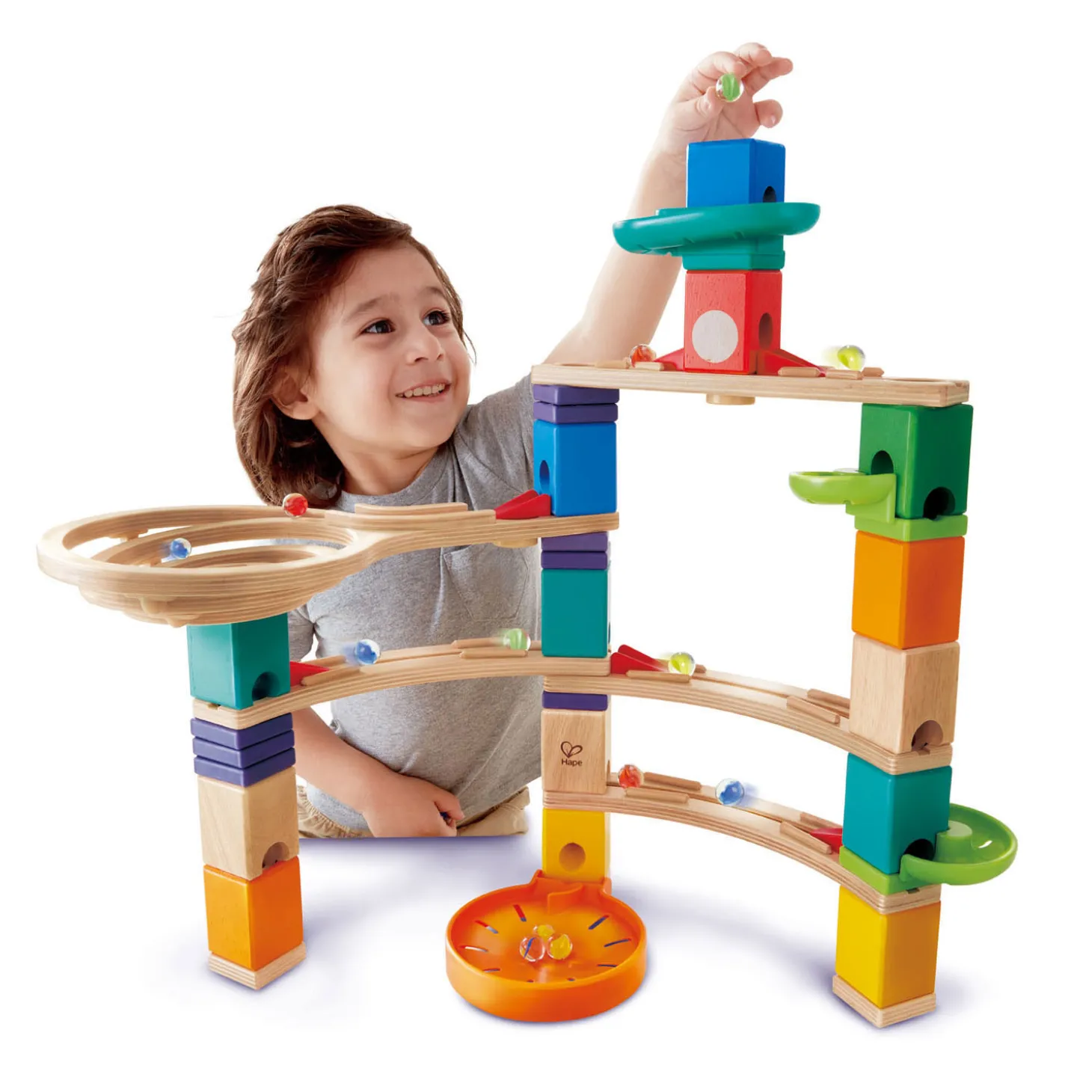 Quadrilla Houten Knikkerbaan - Cliffhanger