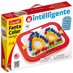 Quercetti Fantacolor Design Insteek mozaïek, 100 Pins