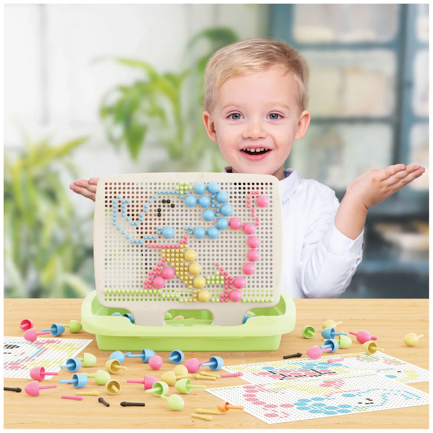 Quercetti Fantacolor Play Eco Insteek Mozaïek, 310dlg.