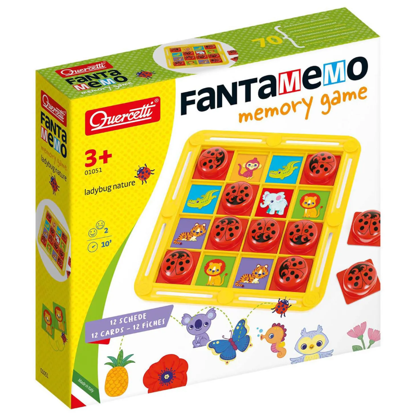 Quercetti Fantamemo Spel Lieveheerstbeestje