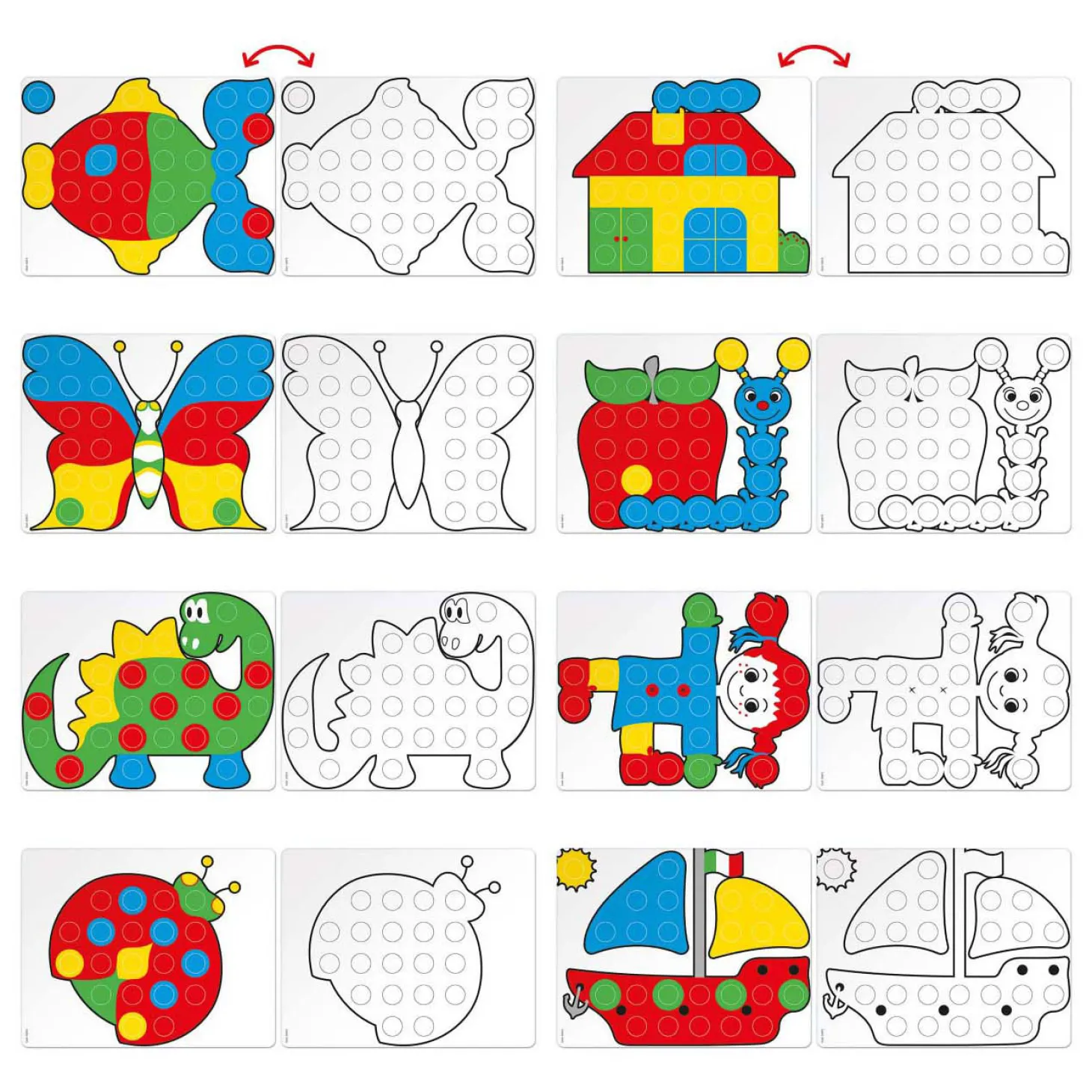 Quercetti Insteek Mozaïek Junior