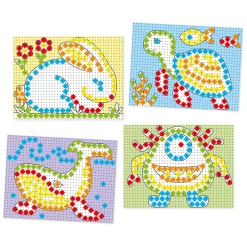 Quercetti Insteek Mozaïek, 150 pins