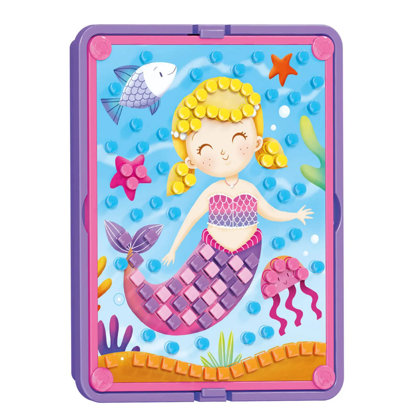 Quercetti Insteek Mozaïek Prinses, 300 Pins