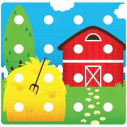 Quercetti Jumbo Peggy Evo Insteek Mozaïek, 41 Pins