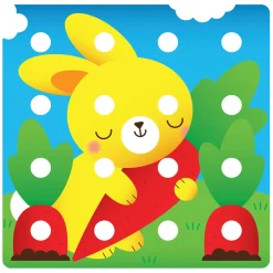 Quercetti Jumbo Peggy Evo Insteek Mozaïek, 41 Pins