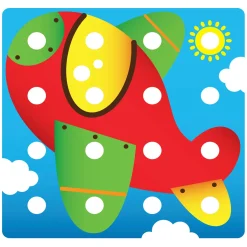 Quercetti Jumbo Peggy Evo Insteek Mozaïek, 41 Pins