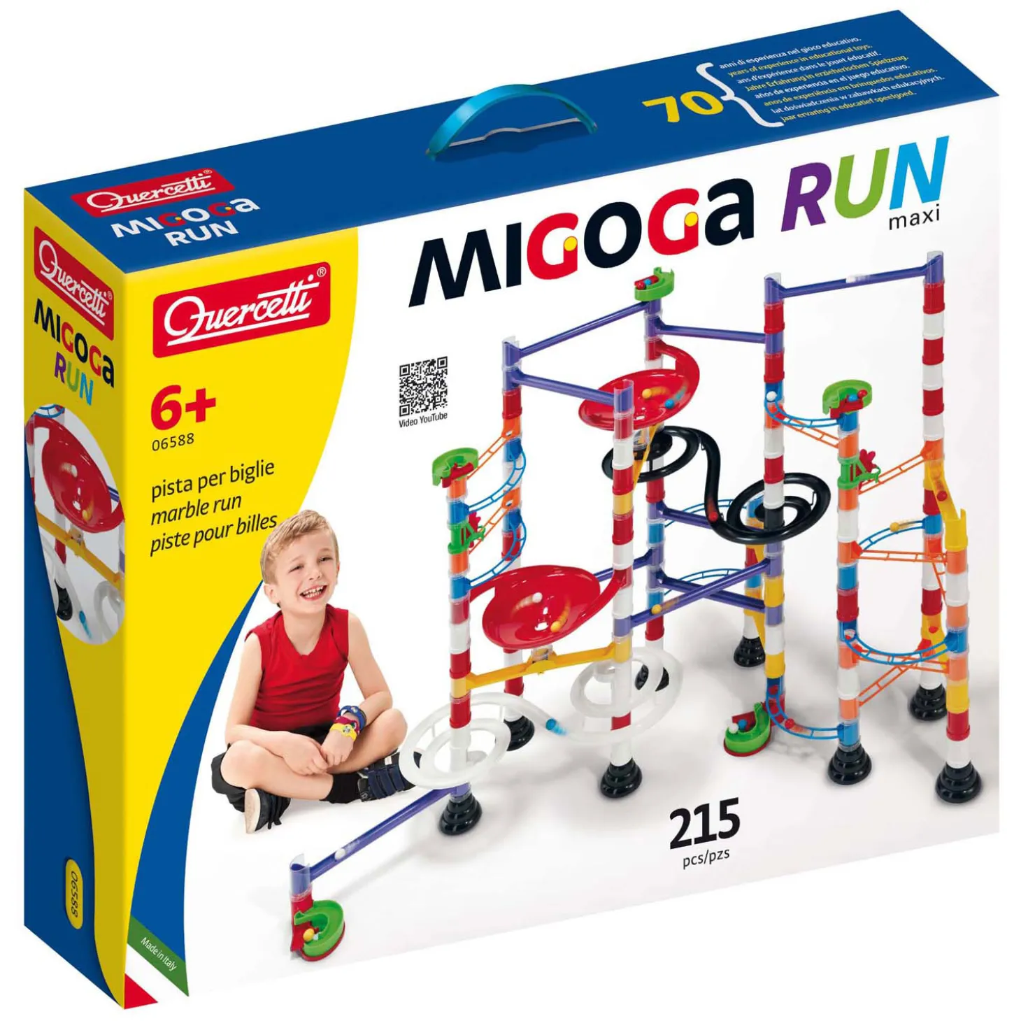 Quercetti Knikkerbaan Migoga Maxi, 213dlg.