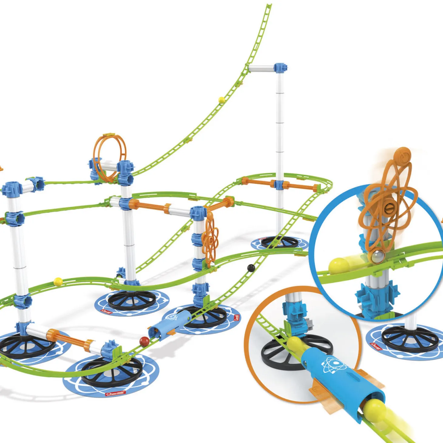 Quercetti Knikkerbaan Skyrail Evolution, 174dlg.