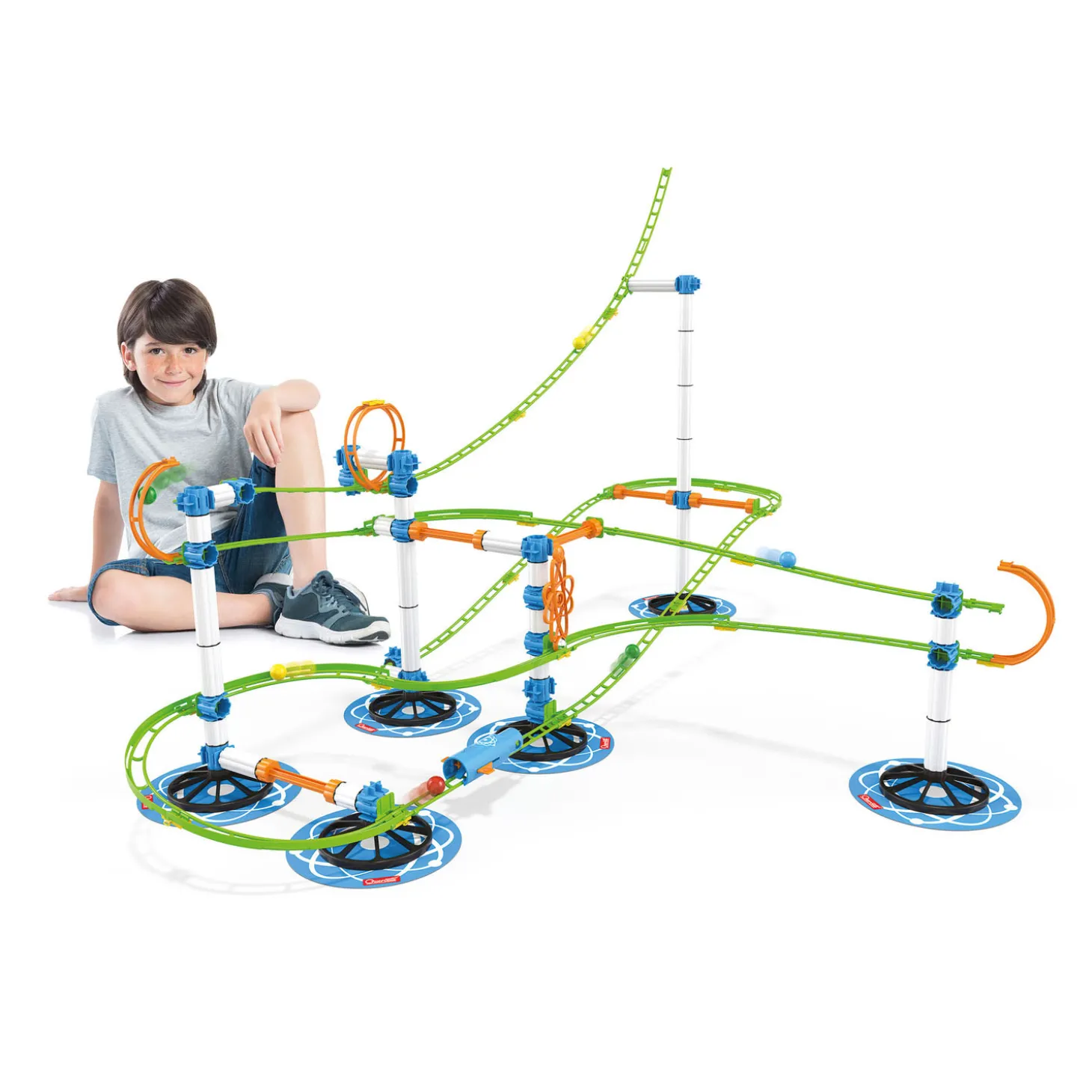 Quercetti Knikkerbaan Skyrail Evolution, 174dlg.