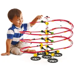 Quercetti Knikkerbaan Suspension, 132dlg.