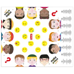 Quercetti Maak een Gezicht Puzzel, 12dlg.