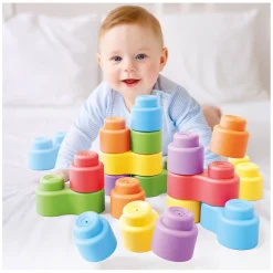 Quercetti Momy Soft Bouwblokken, 24dlg.