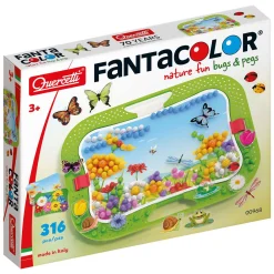 Quercetti Natuur Plezier Fun en Pegs Insteek Mozaïek, 316dlg.