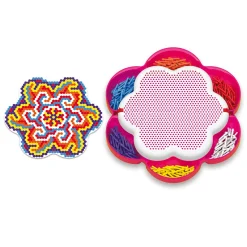 Quercetti Pixel Art Mandala, 1200 pins