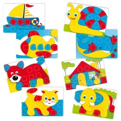 Quercetti Pixel Baby Insteekmozaïek Slak