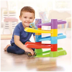 Quercetti Racebaan met Flip Auto's, 7dlg.