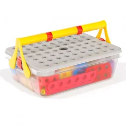 Quercetti Tecno Jumbo met Opbergbox, 84dlg.