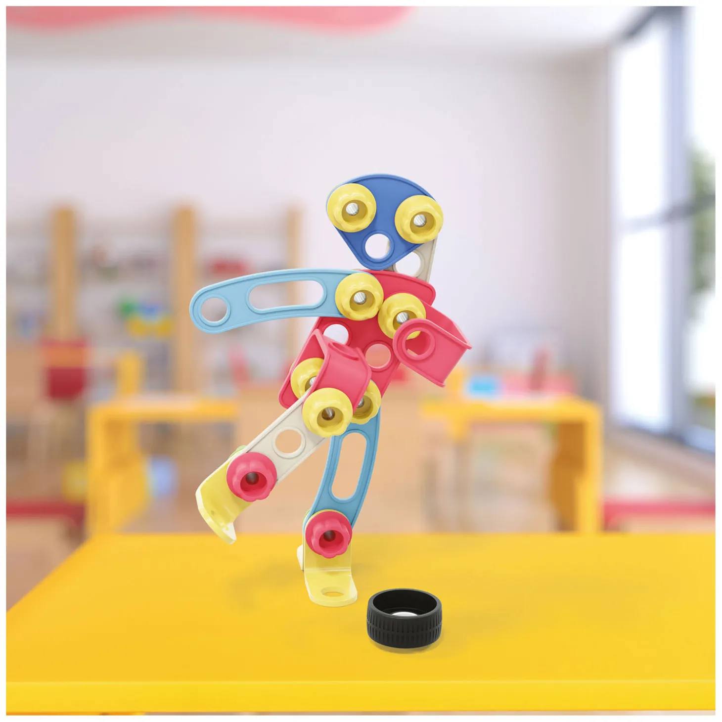 Quercetti Tecno Play Eco Constructie Bouwset, 52dlg.