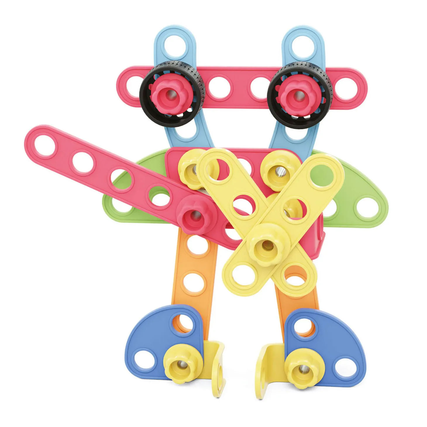 Quercetti Tecno Play Eco Constructie Bouwset, 52dlg.