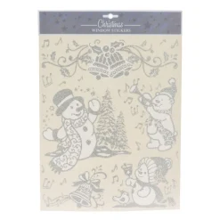 Raamsticker Zilver, 42x30cm