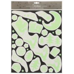Raamstickers Glow in the Dark Kerst