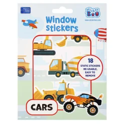 Raamstickers Voertuigen, 16x21cm