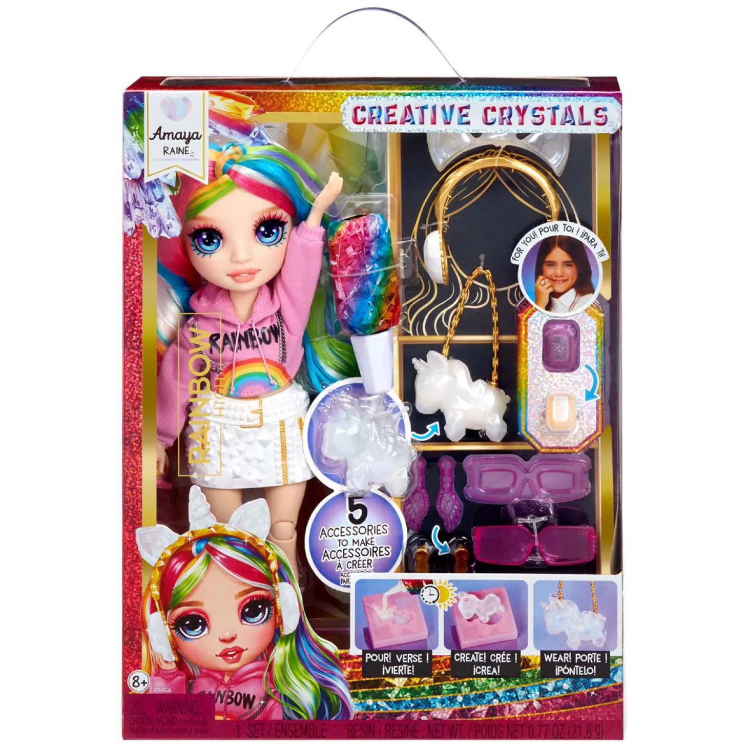 Rainbow High Crystal Fashion Modepop - Amaya