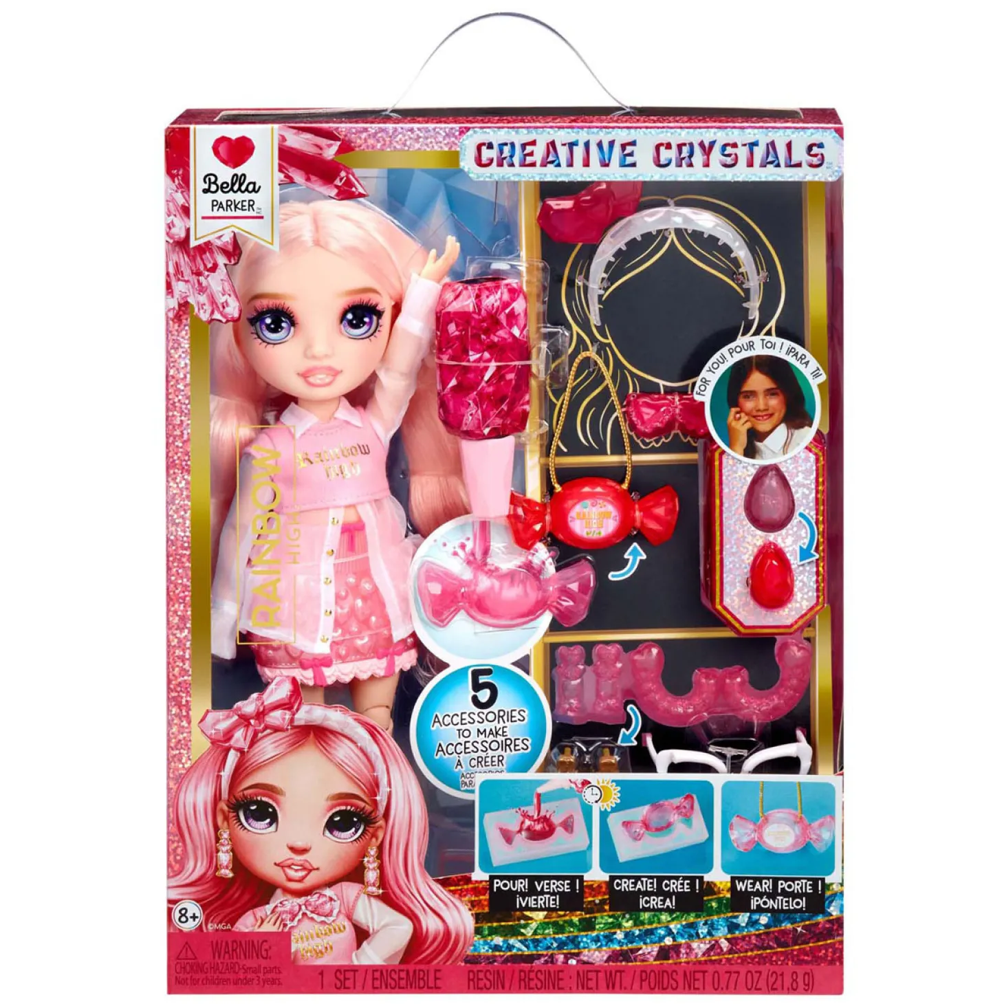 Rainbow High Crystal Fashion Modepop - Bella