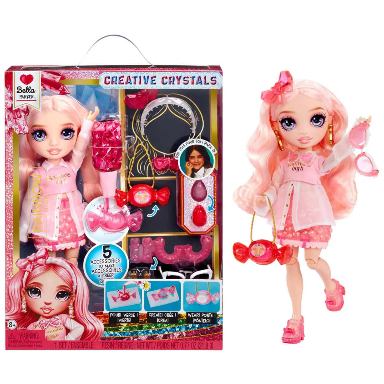 Rainbow High Crystal Fashion Modepop - Bella