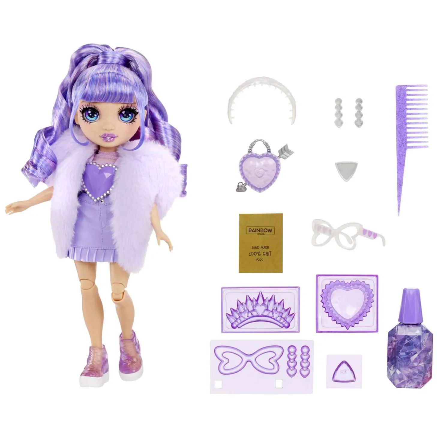 Rainbow High Crystal Fashion Modepop - Violet