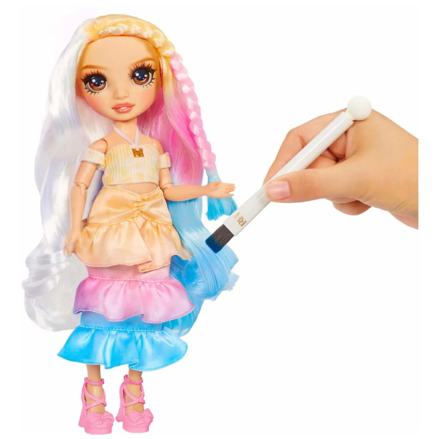 Rainbow High Watercolor & Create-modepop - Bruine ogen