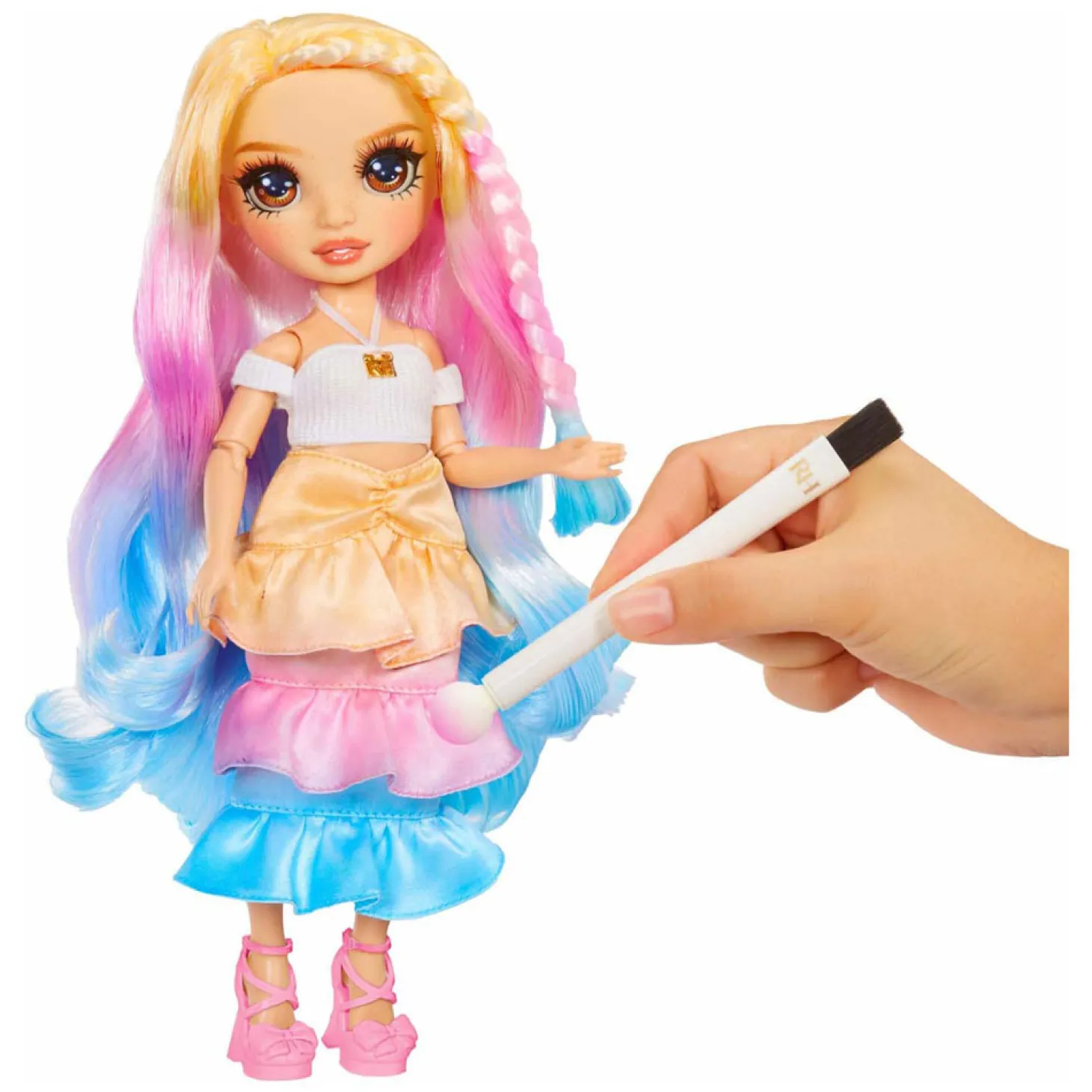 Rainbow High Watercolor & Create-modepop - Bruine ogen