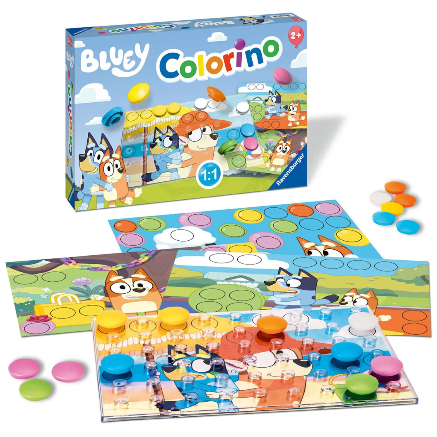Ravensburger Bluey Colorino Kinderspel