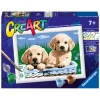 Ravensburger CreArt Schilderen op Nummer - Schattige Puppies