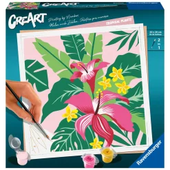 Ravensburger CreArt Schilderen op Nummer - Tropische Planten