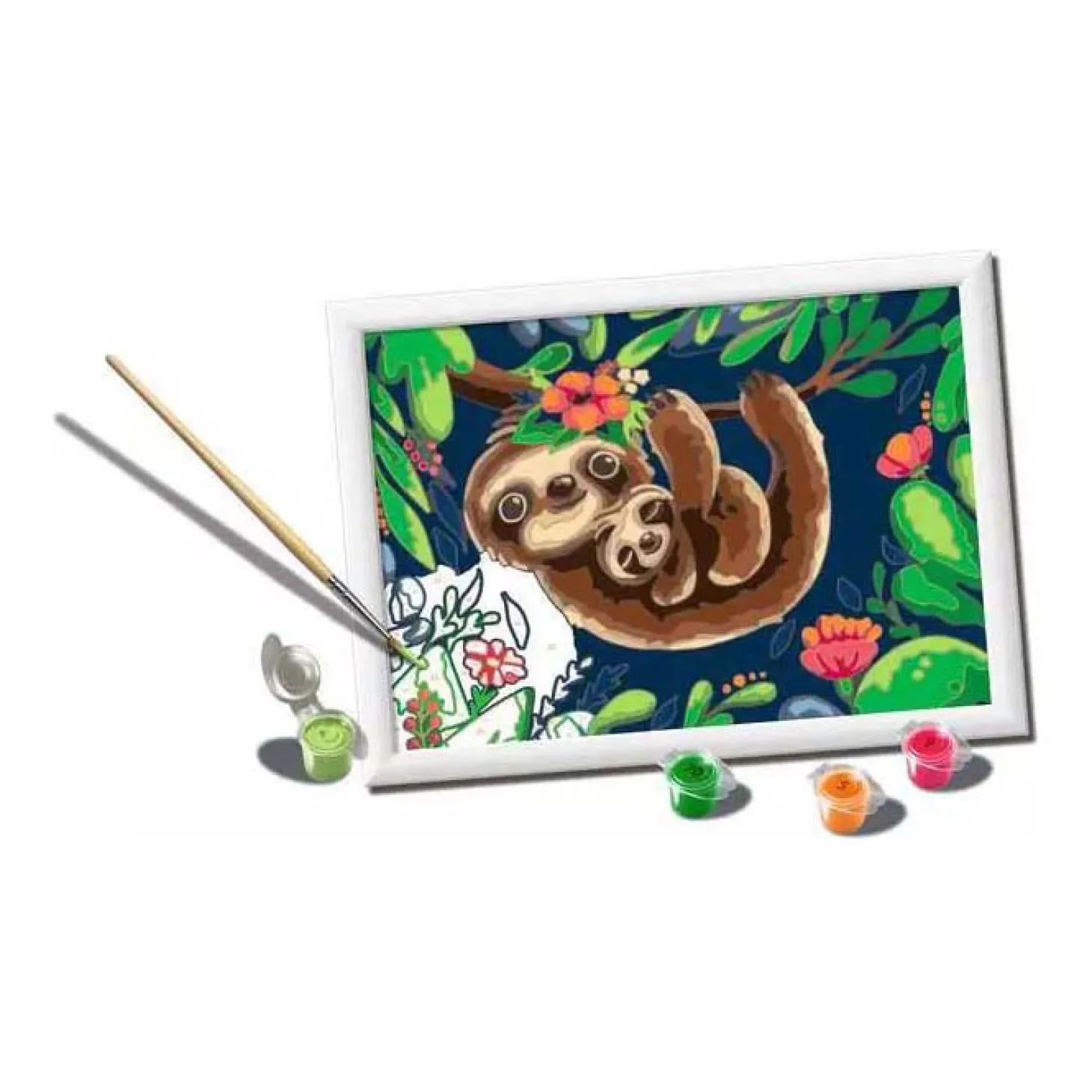 Ravensburger CreArt Schilderen op Nummer - Schattige Luiaards