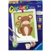 Ravensburger CreArt Schilderen op Nummer - Aap