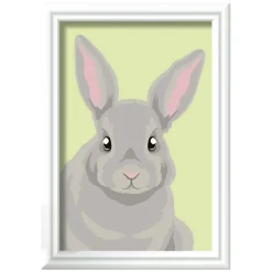 Ravensburger CreArt Schilderen op Nummer - Grijze Konijn